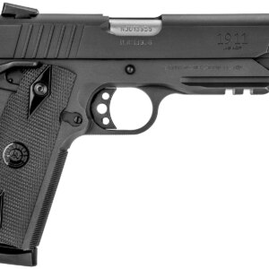 TAURUS 1911 .45 ACP MATTE BLACK FULL LEFT SIDE VIEW FRONT ANGLE