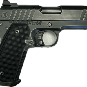 NIGHTHAWK CUSTOM BOARDROOM SERIES TREASURER OFFICER HEAVY SMOKED NITRIDE IOS 3.8" 9MM LEFT SIDE VIEW