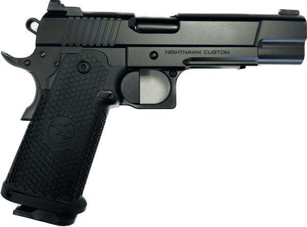 NIGHTHAWK CUSTOM SHADOW HAWK GOVERNMENT DOUBLE STACK IOS 9MM RIGHT SIDE VIEW