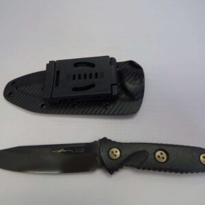 MICROTECH SOCOM ALPHA SINGLE EDGE SIGNATURE SERIES CARBON FIBER HANDLE DLC STANDARD LABEL