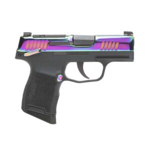 SIG SAUER P365 380 RAINBOW MANUAL SAFETY .380 ACP LEFT SIDE VIEW