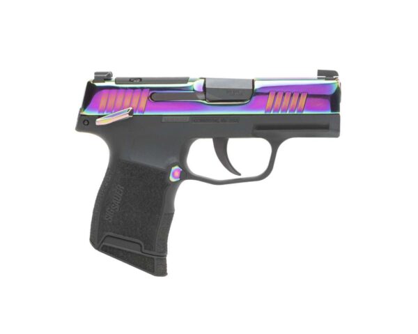 SIG SAUER P365 380 RAINBOW MANUAL SAFETY .380 ACP LEFT SIDE VIEW