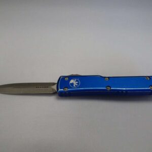 MICROTECH UTX-70 DOUBLE EDGE DISTRESSED BLUE APOCALYPTIC STANDARD LABEL