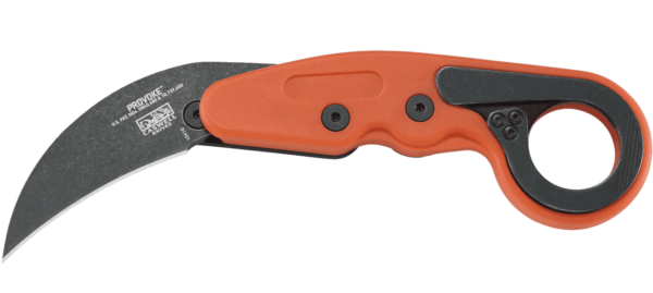 CRKT PROVOKE ORANGE LEFT SIDE VIEW CLOSED