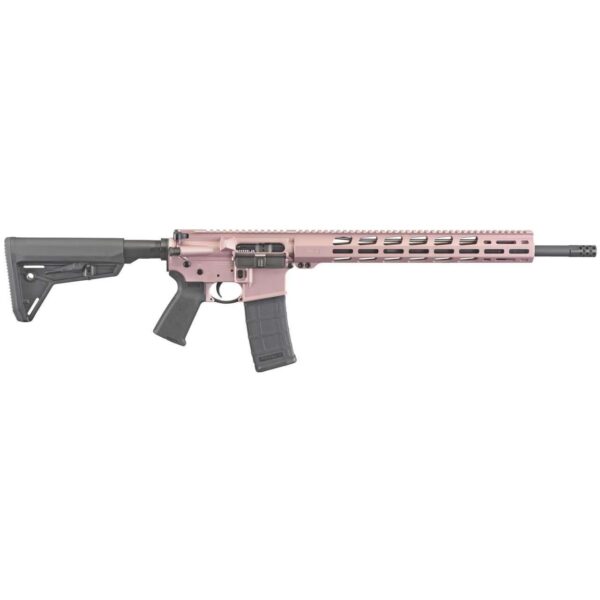 RUGER AR-556 MPR ROSE GOLD TALO 5.56 NATO LEFT SIDE VIEW