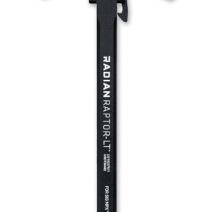 RADIAN RAPTOR-LT SIG MPX AMBIDEXTROUS CHARGING HANDLE BLACK TOP VIEW HANDLES AT TOP