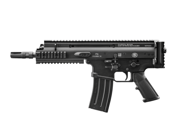 FN HERSTAL SCAR 15P V-RAIL PISTOL BLACK 7.5" 5.56 NATO LEFT SIDE VIEW