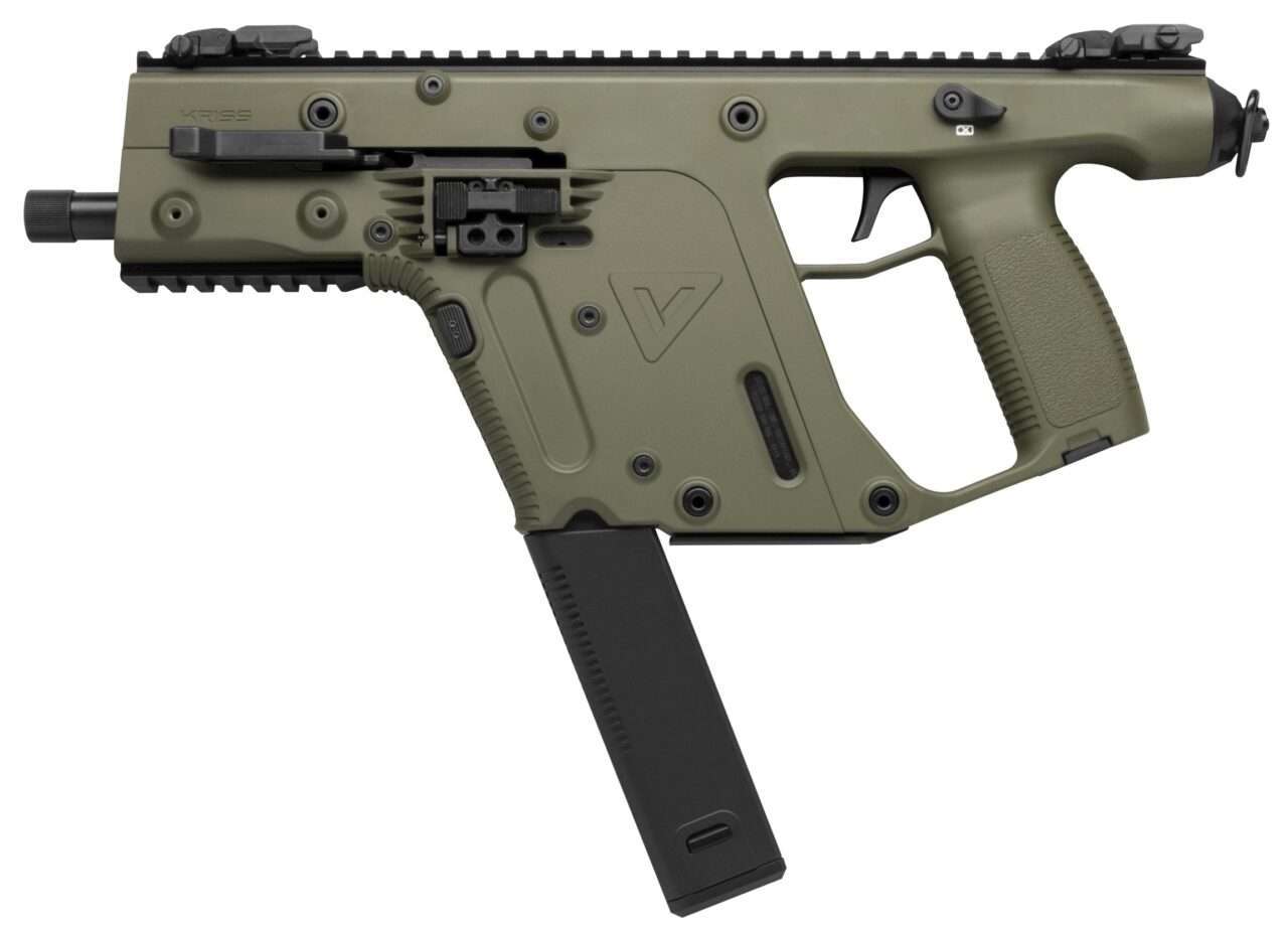 KRISS VECTOR SDP GEN 2 5.5" PISTOL OD GREEN LEFT SIDE VIEW