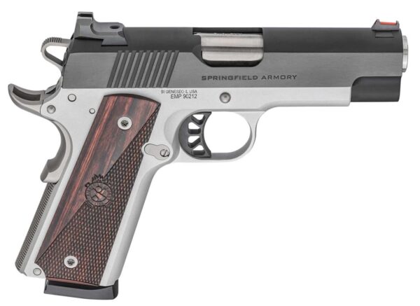 SPRINGFIELD ARMORY 1911 RONIN EMP 4 INCH TOP LEFT SIDE VIEW FRONT ANGLE