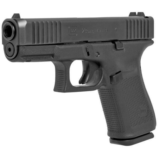GLOCK 23 GEN5 AUSTRIA FRONT SERRATIONS .40 S&W LEFT SIDE VIEW FRONT ANGLE