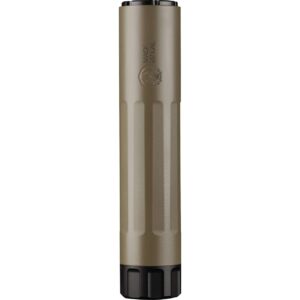 DEAD AIR MASK HD FDE .22 VERTICAL MUZZLE UP