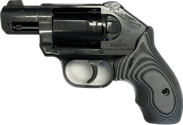 KIMBER K6S DC BLACK DLC NIGHT SIGHTS 2" .357 LEFT SIDE VIEW