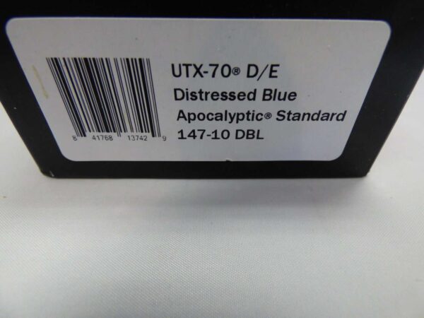MICROTECH UTX-70 DOUBLE EDGE DISTRESSED BLUE APOCALYPTIC STANDARD LABEL