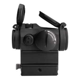 AIMPOINT MICRO T2 WITH 39MM SPACER AND LRP MOUNT LEFT SIDE VIEW