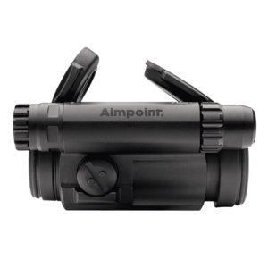 AIMPOINT COMPM5 RED DOT REFLEX SIGHT LEFT SIDE VIEW FRONT ANGLE