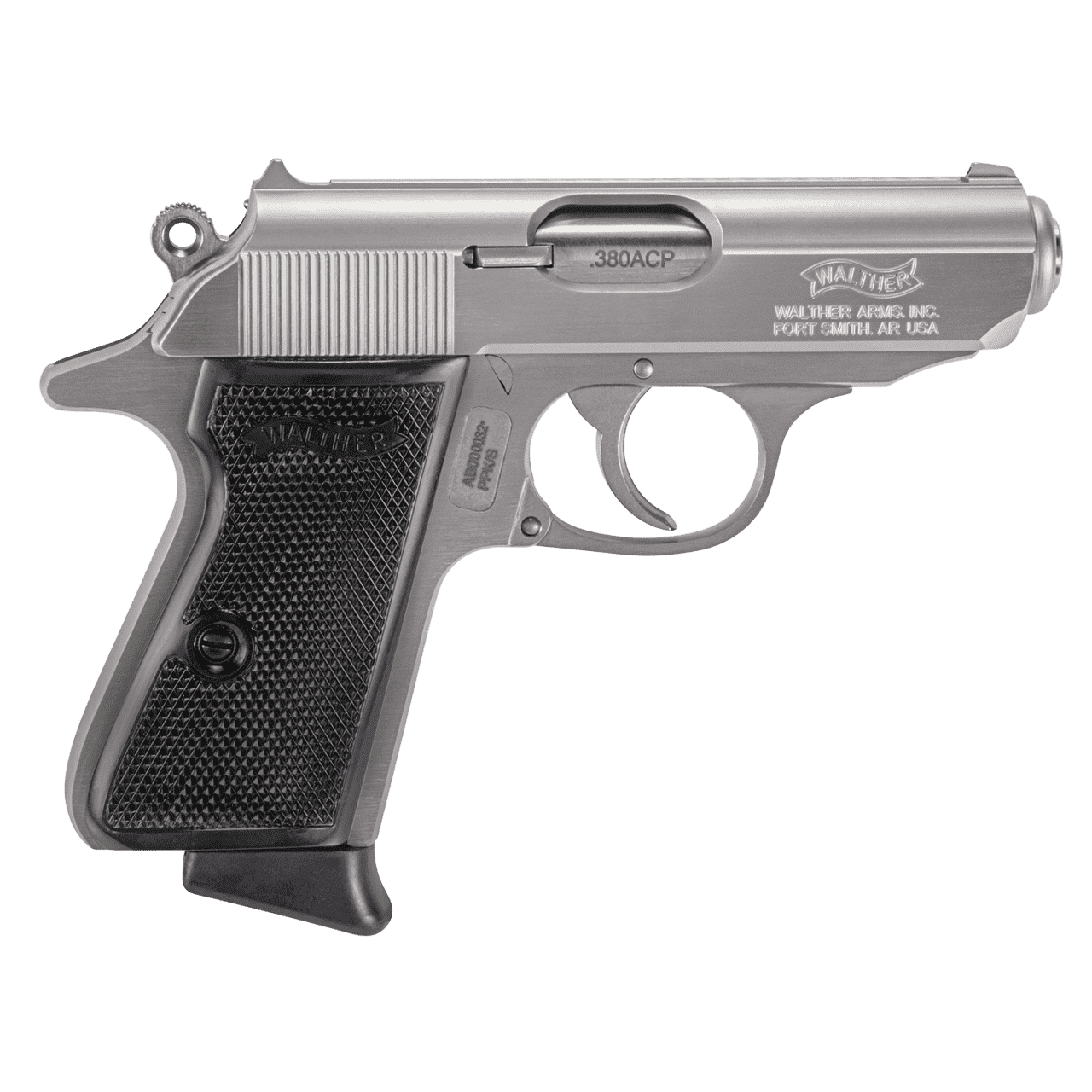 walther ppks stainless left side view