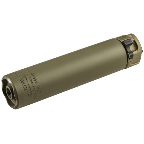 surefire socom762 mini 2 dark earth top left side view front angle