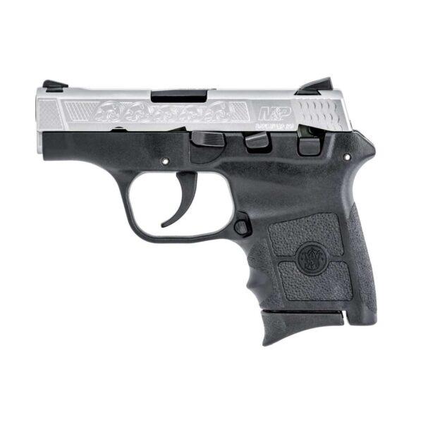 SMITH AND WESSON M&P BODYGUARD 380 ENGRAVED LEFT SIDE VIEW