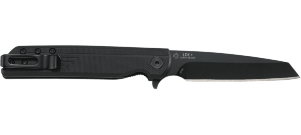 CRKT LCK+ TANTO BLACKOUT LEFT SIDE VIEW CLOSED