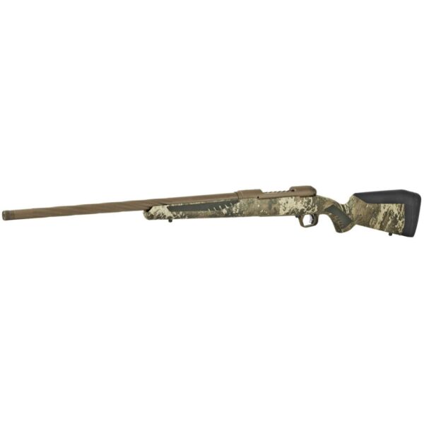SAVAGE ARMS 110 HIGH COUNTRY TRUETIMBER STRATA MIDNIGHT BRONZE 22" 6.5 CREEDMOOR LEFT SIDE VIEW FRONT ANGLE