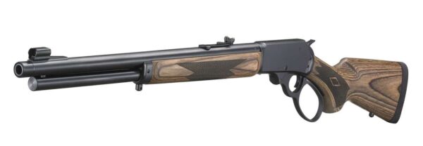 MARLIN 1895 GUIDE GUN .45-70 BLUED 19" THREADED BARREL LEFT SIDE VIEW FRONT ANGLE