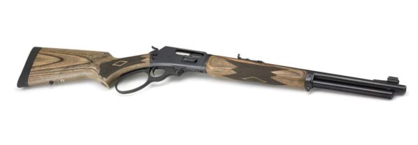 MARLIN 1895 GUIDE GUN .45-70 BLUED 19" THREADED BARREL BOTTOM RIGHT SIDE VIEW LAYINF FLAT