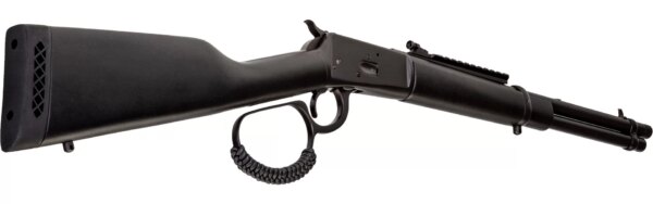ROSSI R92 TRIPLE BLACK THREADED BARREL 16" .357 BOTTOM RIGHT SIDE VIEW REAR ANGLE