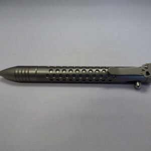 CHAVES TITANIUM BOLT PEN DOTS CLIP FACING UP