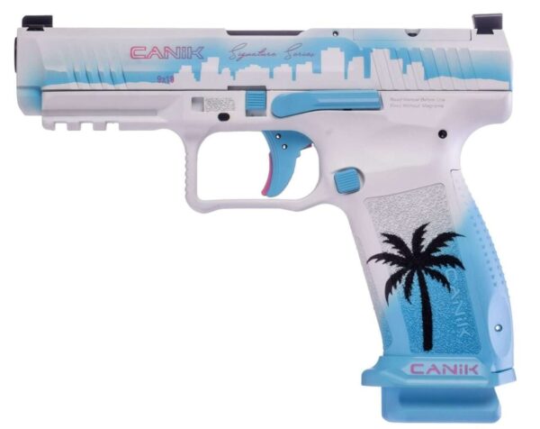 CANIK SIGNATURE SERIES METE SFT MIAMI DAYS 9MM LEFT SIDE VIEW