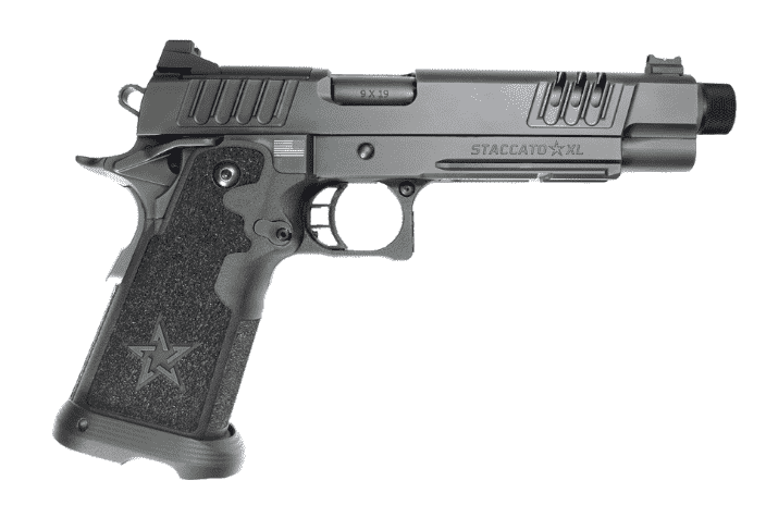 STACCATO XL OPTIC READY DLC THREADED BARREL TACTICAL GRIP RIGHT SIDE VIEW