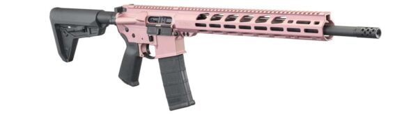 RUGER AR-556 MPR ROSE GOLD TALO 5.56 NATO RIGHT SIDE VIEW FRONT ANGLE
