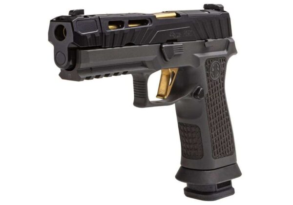 sig sauer p320 spectre comp left side view front angle