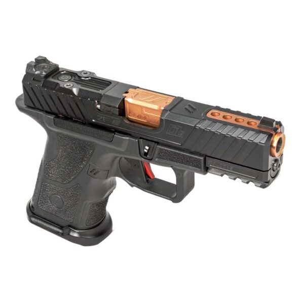 ZEV TECH OZ9C ELITE HYPER-COMP COMPACT PISTOL BLACK/BRONZE 9MM