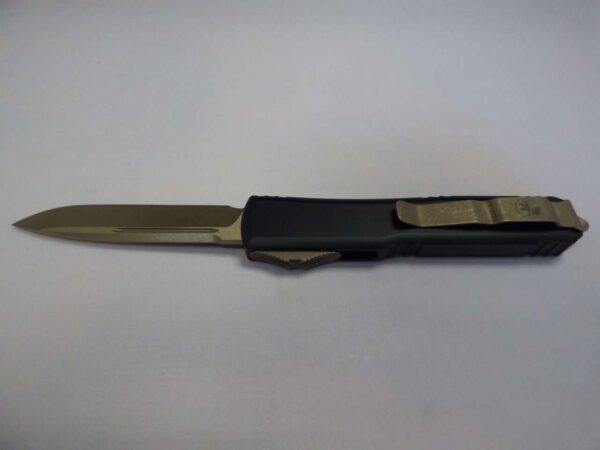 MICROTECH ULTRATECH SINGLE EDGED SIGNATURE SERIES DEATH CARD BRONZED APOCALYPTIC STANDARD EDGE UP