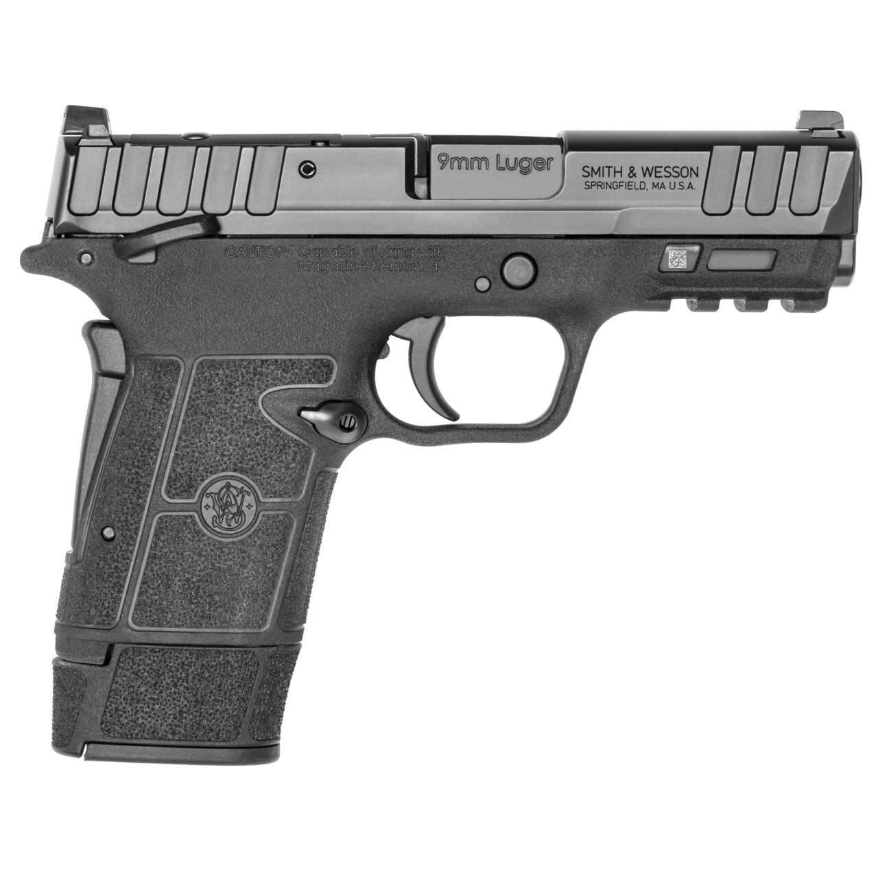 SMITH & WESSON S&W EQUALIZER TS 9MM RIGHT SIDE VIEW WITH 15 ROUND MAGAZINE