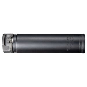 SUREFIRE SOCOM556 RC3 LOW BACK PRESSURE BLACK TOP LEFT SIDE VIEW FRONT ANGLE
