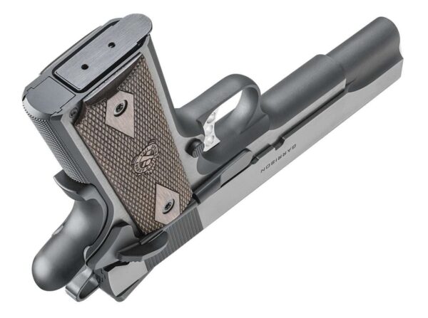 SPRINGFIELD ARMORY 1911 GARRISON BOTTOM LEFT SIDE VIEW BACK ANGLE