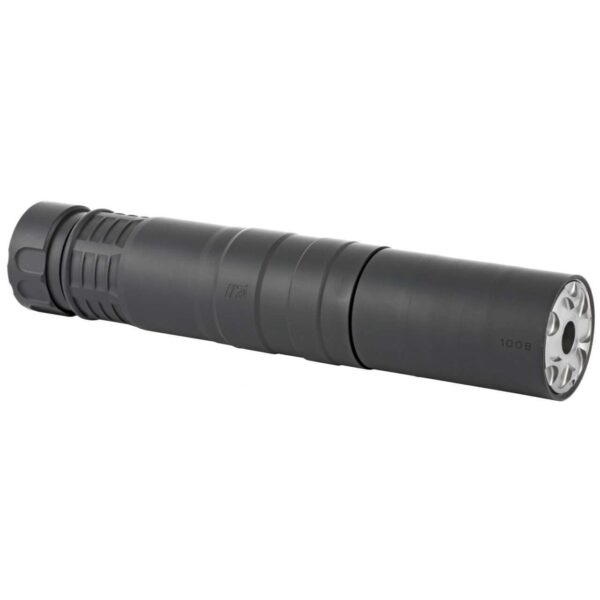 rugged suppressors radiant 762 silencer long configuration right side view angled forward