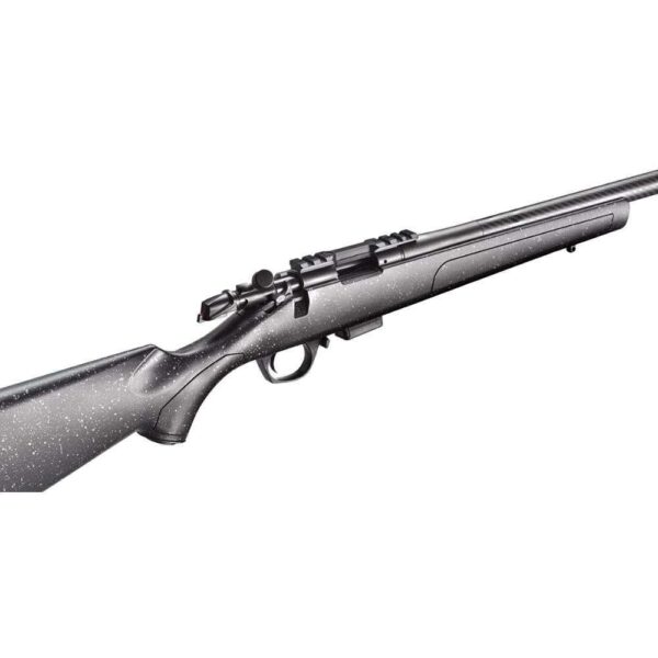 BERGARA BMR CARBON RIFLE 18" .22LR TOP RIGHT SIDE VIEW REAR ANGLE