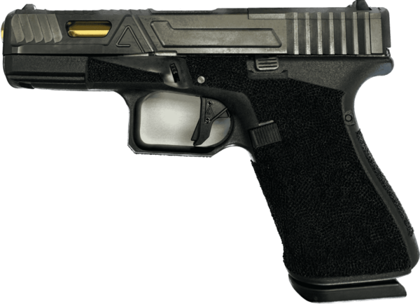 AGENCY ARMS G19 G5 EXA AOS TIN JARIVS 9MM LEFT SIDE VIEW