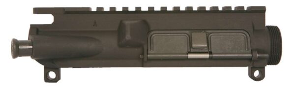 BCM M4 UPPER RECEIVER ASSEMBLY WITH LASER T-MARKINGS RIGHT SIDE VIEW FRONT ANGLE DUST COVER CLOSED