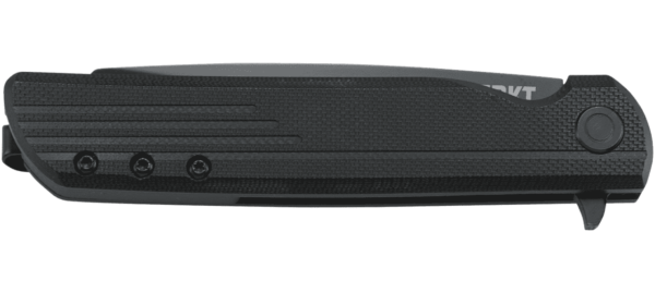 CRKT LCK+ TANTO BLACKOUT LEFT SIDE VIEW CLOSED