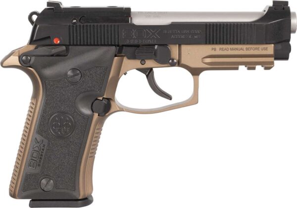 BERETTA 80X CHEETAH LAUNCH EDITION BRONZE .380ACP RIGHT SIDE VIEW
