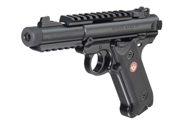 RUGER MKIV TACTICAL LEFT SIDE VIEW FRONT ANGLE