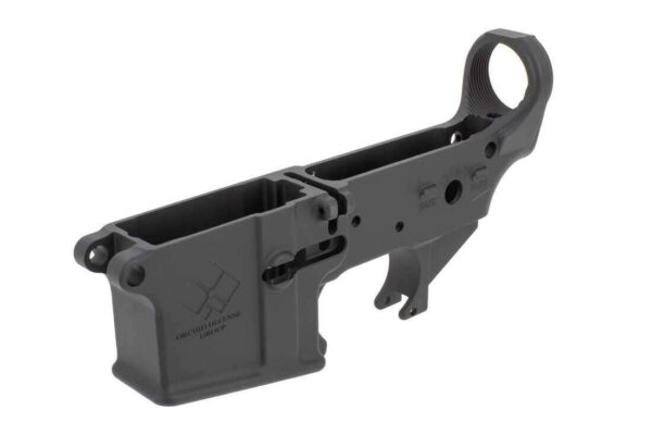 ORCHID DEFENSE GROUP OD-15 STRIPPED LOWER TOP LEFT SIDE VIEW FRONT ANGLE