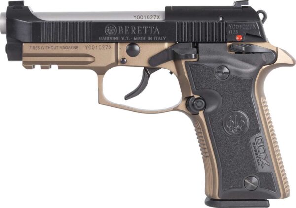 BERETTA 80X CHEETAH LAUNCH EDITION BRONZE .380ACP LEFT SIDE VIEW