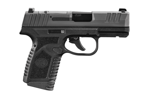 FN REFLEX MRD NMS BLACK 9MM RIGHT SIDE VIEW EXTENDED MAGAZINE