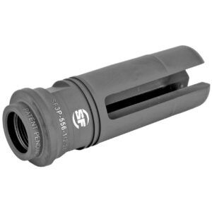 SUREFIRE SOCOM 3 PRONG FLASH HIDER TOP RIGHT SIDE VIEW BACK ANGLE