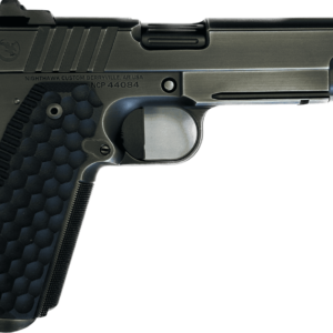 NIGHTHAWK CUSTOM FIRE HAWK RECON RAIL SMOKED NITRIDE BLACKOUT .45ACP LEFT SIDE VIEW