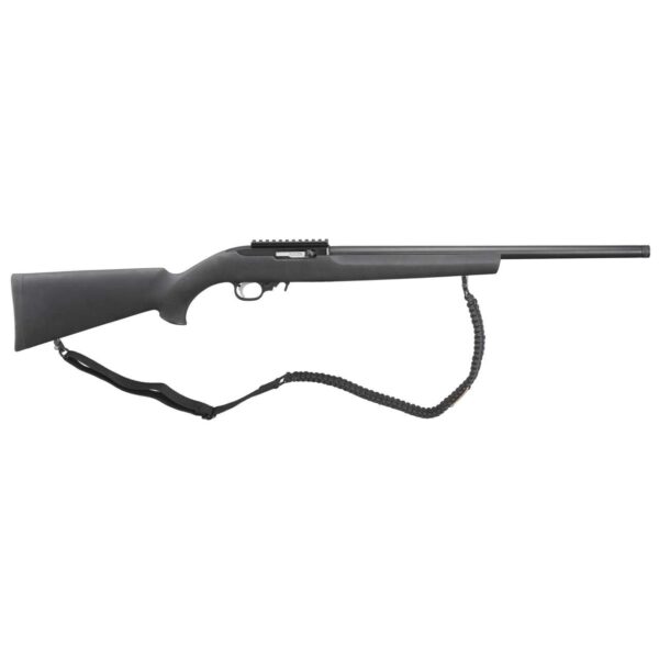 RUGER 10/22 CARBINE HOGUE STOCK THREADED BARREL 20" .22LR RIGHT SIDE VIEW